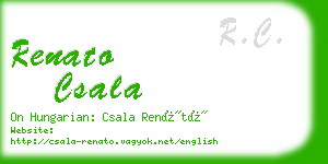 renato csala business card